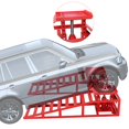 thumbnail image 6 of AOILE 2 Pack Hydraulic Car Ramps - 4410lbs Capacity Low Service Ramps for Automotive, Truck, and Trailer Garage Use - Ideal for Auto Repairs and Oil Changes - Red, 6 of 8