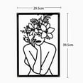 thumbnail image 3 of 3PCS Metal Wall Art Minimalist Wall Decor,12.99*11.11Inch Minimalist Abstract Wall Art Women Body Drawing Wall Sculptures Home Wall Hanging Decor for Bedroom Living Room Bathroom Gold, 3 of 7
