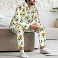 thumbnail image 7 of Sikiie Kawaii Mexican Avocado Mens Pajama Set, Soft Warm Long Sleeve Sleepwear, Cozy Button-Down Pjs for Men-Medium, 7 of 7