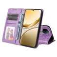 thumbnail image 3 of Funda tipo cartera GANGXUN para Vivo V50 , diseño girasol, cuero PU, soporte, cierre magnético, tarjetero, 3 of 5