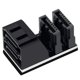thumbnail image 1 of 1 Pieza Doble SATA 7 Hembra a Doble 7 Macho 90 Grados Adaptador en áNgulo Placa Base SATA Adaptador para Escritorio SSD HDD, 1 of 7