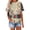 Yellow, variant on Women's Breast Cancer Print T Shirt In We Wear Crewneck Tee Summer Fashion Clothing for Women