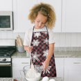 thumbnail image 4 of Red and Black Checkered Christmas Snowflake Pattern Kids Aprons for Girls and Boys,Adjustable Neck Strap Toddler Aprons for Kids Cooking Baking, 4 of 7