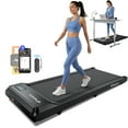 thumbnail image 1 of Tapis de Marche, Tapis Roulant sous le Bureau, Mini Tapis Roulants Portatifs pour la Maison, Conception Moulée Monobloc Sans Coutures, Walkpad 265 Lb avec Télécommande, Application, Écran LED, 1 of 8