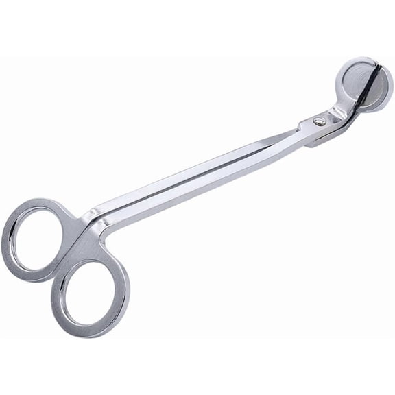 Candle Snuffer, Candlesnuffers Wick Snuffer Candle Accessory, Stainless Steel Wick Flame Extinguisher for Putting Out Candle Flame Safely (Silver Candle Wick Trimmer)