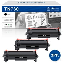 VIPink TN730 Toner Cartridge Compatible for Brother TN-730 TN760 Toner for DCP-L2550DW HL-L2350DW HL-L2370DW HL-L2395DW MFC-L2710DW MFC-L2730DW Printer (Black, 3-Pack)