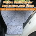 thumbnail image 4 of Dog Seat Cover Waterproof Car Seat Protector for Pets Colored Bone Prints Scratch-Proof Non-Slip Backseat Cover for Cars Trucks SUVs, 4 of 9