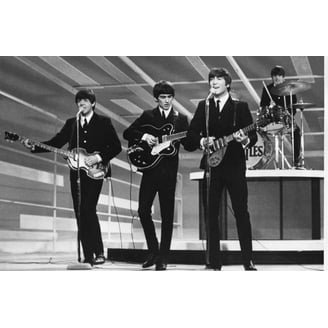 Beatles 4 Faces 4 Faces Psyc Poster Print, 24 x 36 - Walmart.com