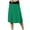 Army Green, variant on DuoJiaJ A-Line Midi Skirts for Women High Waist Knee Length Casual Flared Flowy Skirt Green L