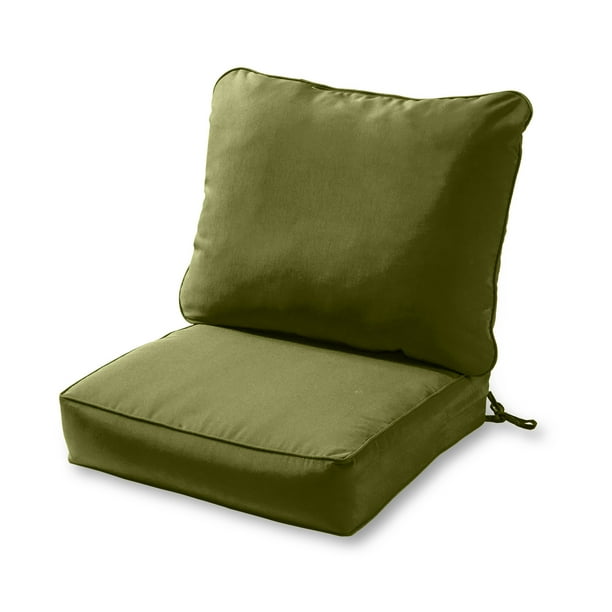 Greendale Home Fashions 2piece Hunter Green Outdoor Deep Seat Cushion