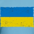 thumbnail image 3 of CafePress - Ukraine Flag Vintage Men's Classic T Shirt - Fitted T-Shirt, Vintage Fit Soft Cotton Tee, 3 of 4