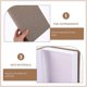 thumbnail image 4 of 3pcs Fake Book Faux Book Shaped Box Linen Book Model Bookshelf Book Shaped Container, 4 of 4