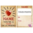 thumbnail image 1 of Customized Valentines Day Gifts for Kids Holiday Greeting Cards Name Photo Texts G39C, 1 of 8