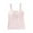 Pink, variant on Training Bras for Girls with Lightly Pads Teen Cotton Camisoles Undershirts Kids Crop Tank Tops Size 9-14 Years Beige 13-14 Years