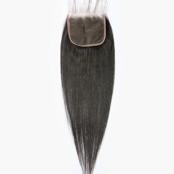 2x6 HD Lace Closure Straight Skin-Like Closure Human Hair 14-18inch #1B Natural Black