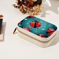 thumbnail image 7 of Ladybird Velvet Portable Jewelry Organizer Box with Removable Compartment - Earring Holder and Gift Jewelry Box, 7 of 7