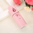 thumbnail image 5 of YAHHU Nano Facial Mister Handy Cool Mist Spray Humidifier Face Hydration Atomization Sprayer for Deep Skin Care 20ml Tank USB Rechargeable Pink, 4.1 inches / 10.4 cm, Lightweight Portable, 5 of 10