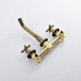 thumbnail image 4 of Tcbosik Wall Mounted Bathroom Faucet, 3 Holes Brass Sink Faucet, Archaize, 4 of 9