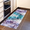 thumbnail image 5 of Blue Purple Turquoise Marble Kitchen Rugs and Mats Non Skid Washable Waterproof Anti Fatigue Kitchen Floor Mats Standing Floor Mat for Kitchen Office Laundry Room Bathroom,47.2x15.7 inch, 5 of 6