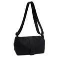 thumbnail image 2 of Bolso bandolera para mujer, bolso de gimnasio, bolso de hombro deportivo de regalo para acampar, desplazarse, playa Negro, 2 of 8