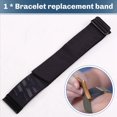 thumbnail image 4 of Compatible con 4.0, Pulsera de Punto Intercambiable, Correa de Reloj Deportiva Negra., 4 of 5