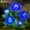 Blue, variant on Solar LED Garden Lights with 5 Rose Flowers, LED Rose Solar Powered Lights for Patio, Lawn, Garden, Yard Decoration