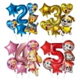thumbnail image 2 of Juego de 6 globos de la Patrulla Canina, Chase Skye, película de aluminio, globos digitales, decoración de cumpleaños para niños, globos, juguetes, suministros para fiestas para niños y niñas, 2 of 5