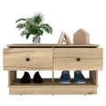 thumbnail image 4 of TUHOME Hamilton Storage Bench  Engineered Wood Entryway Benches in  Beige, 4 of 9