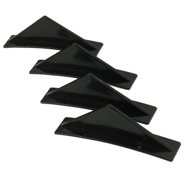 Parachoques trasero con forma de aleta de tiburón, 4 piezas Difusor de parachoques trasero Alerón de parachoques trasero Divisor de parachoques trasero Integración perfecta