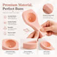 thumbnail image 4 of 3pcs Dumpling Mold Silicone Baozi Maker for Flower Shaped Steamed Buns, Easy Release Bao Bun Tool, Long Handle for Controlled Pressing, for Baozi, Steamed Buns and Soft Dough,, 4 of 7
