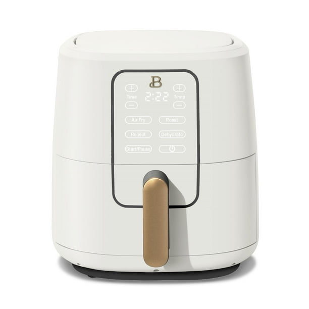 Beautiful 6 Quart Touchscreen Air Fryer, White Icing by Drew Barrymore