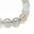 thumbnail image 2 of 1Strand Natural Grey Moonstone Beads Strands Round 4mm Hole: 0.4mm about 98~100pcs/strand 15.7 inch(40cm), 2 of 2