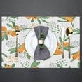 thumbnail image 2 of Loquat Placemats Set of 4 Rectangle Table Mats Washable Heat-Resistant Place Mat for Kitchen Dining Table Decor Indoor Outdoor, 2 of 5