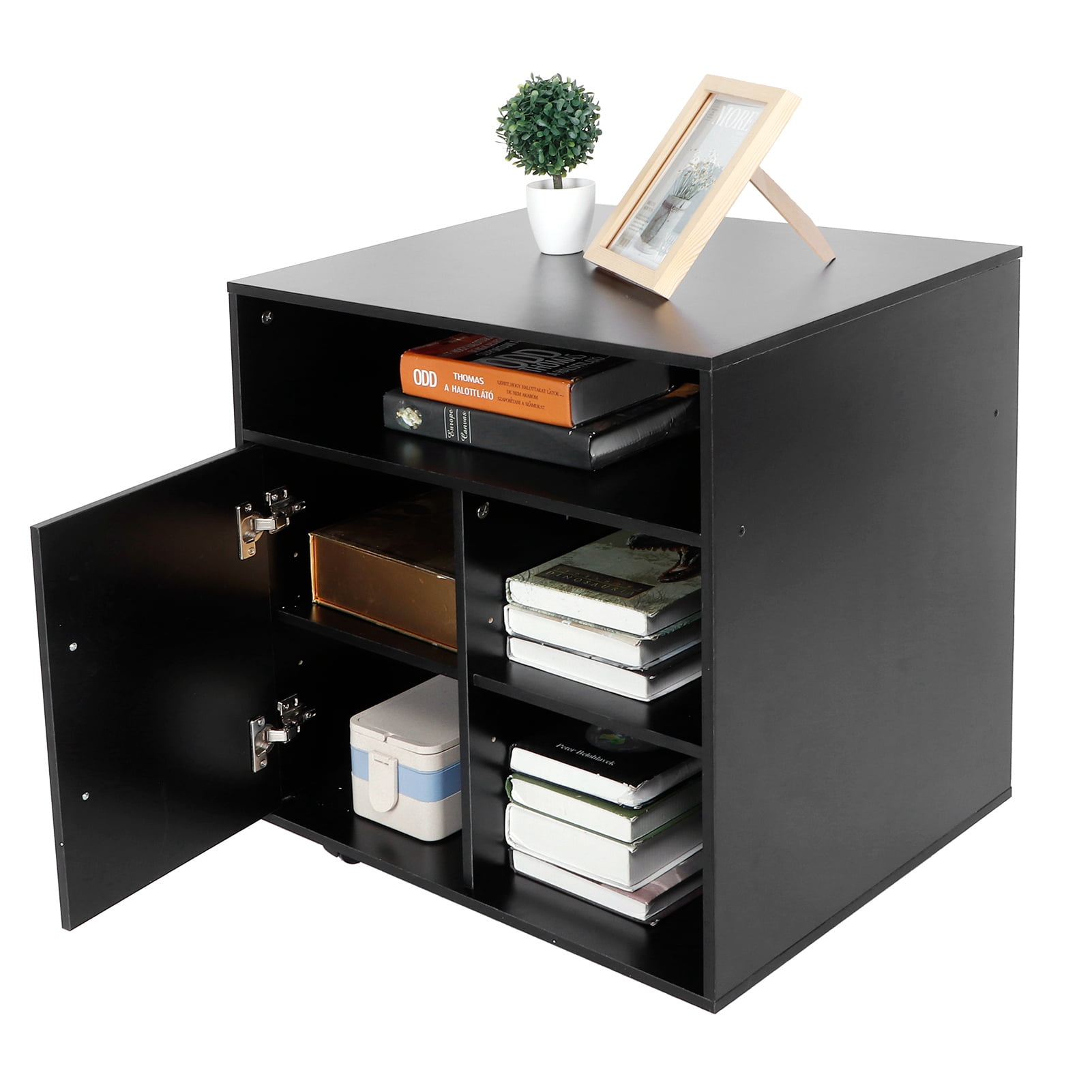 Zerodis Mobile Filing Printer Stand With Wheels Mobile Work Cart