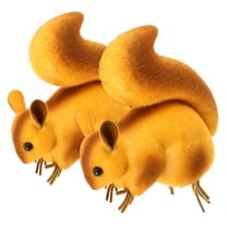 Realistic Squirrel Figurines for Decor Cute and Adorable Foams Accessories 2pcs