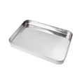 thumbnail image 1 of MasteelfCA 10inch Stainless Steel Baking Tray Rectangular Rice Noodles Roll Plate Steaming Dish for Home Restaurant, 1 of 7