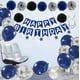 thumbnail image 2 of Kit de globos para cumpleaños, azul oscuro, 47 unidades, lámina de látex, fiesta, 2 of 3