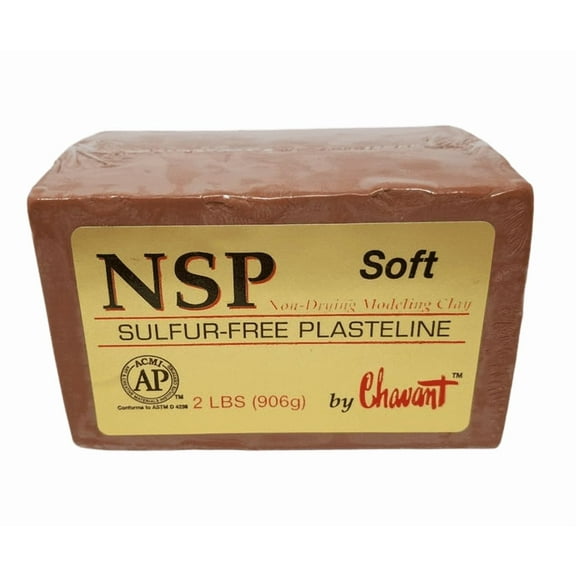 Chavant - NSP - Soft - Brown ( 2lb Brick )