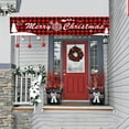 thumbnail image 6 of Hiroekza Christmas Banners Christmas Banners Background Banners Happy Parties Christmas Decorations Atmospheres Decorations Festive Yard Flags, 6 of 7