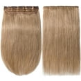 thumbnail image 3 of SEGO Clip in Hair Extensions Human Hair 3/4 Full Head 100% Real Remy Thick Hair Extensions Silky Straight Balayage Blonde Hair Pieces, 3 of 9