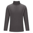 thumbnail image 5 of Jeadar Men's Solid Turtleneck Long Sleeve Base Layer Top, Loose Fit Soft Thermal Casual Undershirt for Autumn Winter Daily Layering, 5 of 6
