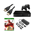 thumbnail image 1 of Microsoft Xbox One 1TB Gaming Console Bundle - Refurbished - Includes Deadpool Game, 2 RetroFam Wired Controllers, HDMI & Power Supply, 1 of 7
