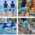 thumbnail image 5 of INGEAR Little Boys Quick Dry Beach Board Shorts Kids Swim Trunks UPF 50+ Swimsuit with Pockets, 5 of 6