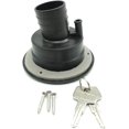 thumbnail image 4 of RV Fresh Water Locking Cap Spring and Seal Ring Design with Inlet Gravity Fresh Water Filling Hatch for Camping Trailer Gravity RV (Black), 4 of 5