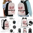 thumbnail image 2 of ZUXONGSY Axolotl Heart Print School Backpacks for Teen Girls Boys 4 in 1 School Bag Book Bag with Lunch Box Pencil Case and Water Bottle Holder for Kindergarten Elementary Schoolbags, 2 of 6