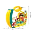 thumbnail image 4 of Mini Family Set Set Toys Set Pretend Play Toy Set For Kids Suitcase Kit 35PCS Abs Education, 4 of 4