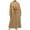 Khaki, variant on Baberdicy Woolen Coat Womens Fit Mid Long Double Breasted Coat Lapel Jacket Overcoat Outwear Trench Windbreaker Women's Wool & Blends Blue