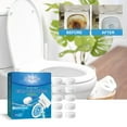thumbnail image 1 of Pastillas de limpieza de inodoros | Fórmula Azul Blanqueado | Aroma fresco del agua de lluvia | Elimina manchas, agua dura, cal | Fácil de usar | Desodorante para baño | Caja de 10 cápsulas |, 1 of 7