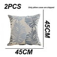 thumbnail image 2 of 2pcs Square linen pillow cover office cushion cover, 2 of 6