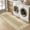 Mocha Brown, variant on GlowSol Floral Runner Rug 2x6, Washable Low-Pile Brown Carpet with Non-Slip Backing for Hallway, Entryway, Bedroom
